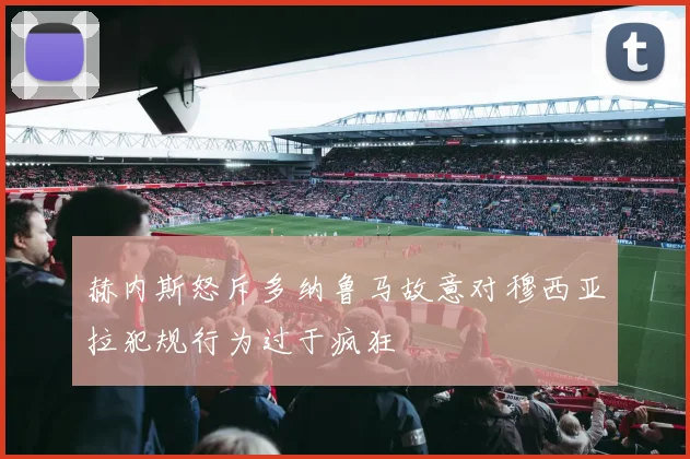 赫内斯怒斥多纳鲁马故意对穆西亚拉犯规行为过于疯狂
